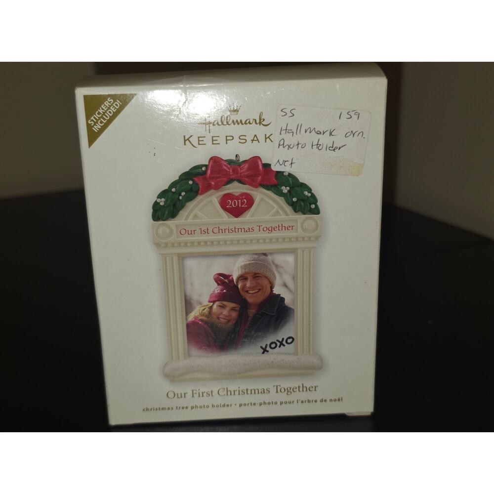 Our First Christmas Together`2012`Christmas Tree Hallmark Photo Holder-NEW